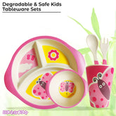 Baby Feeding Essential Baby Dinner Set Infant Training Eating Utensils-Butterfly